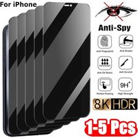 Privacy Screen Protector For iPhone 16 13 15 11 12 14 17 Pro Max Air 16e Anti-spy Glass For iPhone 13 12 Mini 7 8 16 Plus SE XR