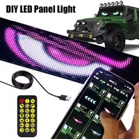 APP 2M Diabelskie Oczy LED Matrix Panel Ekran Światła Pilot Zdalnego Sterowania Animacja Wyświetlacz LED Ekran Światła do Samochodu Ciężarówki Szyby Przedniej