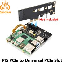 Raspberry Pi 5 PCIe FFC Connector to Standard PCIe x1 Slot (C) Expansion Board