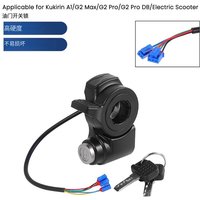L71A For Kukirin A1/G2 Max/G2 Pro Electric Scooter Ignition Lock With Integrated Throttle Switch Key