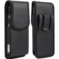 Nylon Leather Phone Belt Clip Case Waist Bag For iPhone 16 15 14 Pro Max Samsung S24 S23 S22 Xiaomi Redmi Note 13 Holster Cover