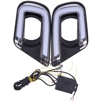 Unikalne światła LED DRL do jazdy dziennej, lampy przeciwmgielne 12V, światła do jazdy samochodem dla Dodge Journey Fiat Freemon