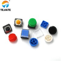 20PCS A24 button cap square/round cap micro touch switch B3F-4055 button 12 * 12 * 7.3mm
