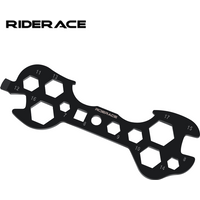 Bicycle Wrench 8-17mm Hex 14 In 1 Bike Repair Hand Tools Multihole Flat Wrench Portable Multifunctional Cycling Repair Tool