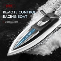 2.4G LSRC-B8 RC High Speed Racing Boat Waterproof Rechargeable Model Electric Radio Remote Control Speedboat Toys for boys 14Y+