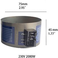 Heater for Bosch /Siemens Dishwasher ,This thick film heater for diahwasher circulation pump