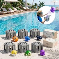 Water Swimming Dive Pool Game with Fish Box Floating Animals Shower Pool Toys for Boys Girls Fun Outdoor Beach Party Gift
