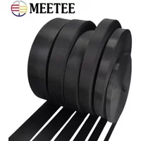 5M 10-100mm Black Nylon Webbing Tape Backpack Strap Pet Collar Safety Belt Ribbon Band DIY Bag Clothing Sewing Accessories
