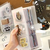 2Style 3 Inch Mini Photo Album Book for Polaroid, Postcards, Stickers & Ticket Stubs - Transparent Photocard Binder