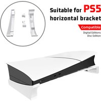 Horizontal Stand for PS5, Base Stand Accessories Compatible with P5 Disc & Digital Editions