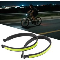 AliExpress NONE 2PCS Reflective Carabiner Clips Safety Trousers Clips for Cycling Driving Seat Belt Warning Sticker for Outdoor Use