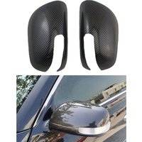 YOYO For Toyota Auris Vitz 2006 2007 2008 2009 2010 2011 ABS Chrome Carbon Car Accessories Door Mirror Cover Trim Paste Style