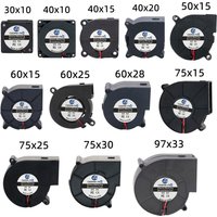 30MM 40MM 50MM 60MM 75MM 97MM Cooling Fan Brushless Motor Case Fan Blower Fan Humidifier FanInduction Cooker Fan DC5V 12V 24V