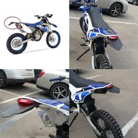 AliExpress Motorcycle Rear Fender License Plate Bracket 12V For Enduro Off-Road Bike Motobike Tail Light Brake Lamp For EXCF XC XCF