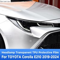 Car Headlight Protection Transparent Anti-Scratch Protective Film TPU Stickers For TOYOTA COROLLA E210 2019-2024 Accessories