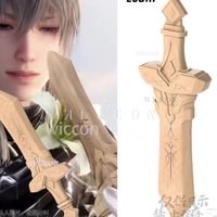 Game Love and Deepspace Xavier Props Little Wooden Sword Dark Erosion King's Sinking Crown Accessory Halloween Party Gifts Adult
