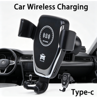 Gravity Induction Fast Wireless Car Charger, Air Vent Auto-Clamping Phone Holder Stand, Universal Mount Compatible with iPhone