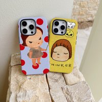 Cute Girl with Closed Eyes Phone Case for iPhone 17 16e 16 15 14 13 12 11 X XS XR XSMAX 7 8 Air Pro Max Plus Luxury Back Cover