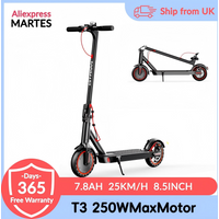 TODIMART T3 Electric Scooter 250W 7.5AH 36V 25KM/H Foldable E Scooter Battery 8.5 inch Wheel EScooter For Adult Children image 4
