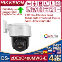 Original Hikvision DS-2DE2C400MWG-E 4MP IR Farbe PoE IP Kamera Auto-tracking Zwei-wege Audio Smart Hybrid Licht PTZ Netzwerk kamera