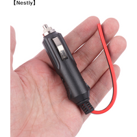 Copper Wire High-power 12V 24V Auto 20A Male Car Cigarette LED Socket Plug Connector Adapter〔Nest〕