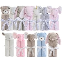 Kavkas Neugeborene Jungen Mädchen Decken Plüsch Wickel Wickel ultra weiche flauschige Fleece Schlafsack 76*76cm Baumwolle weiche Bettwäsche