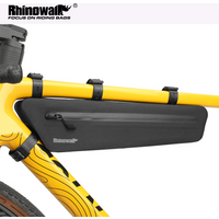 Rhinowalk Bike Frame Bag Rainproof 1.3L/1.9L Bicycle Tube Crossbeam Bag Cycling Luggage Storage For Road Mtb Bike Accessories