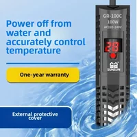 SUNSUN Aquarium Submersible Heater Fish Tank Water Heating Rod Constant Aquarium Thermostat Temperature Control 220-240V 50-500w
