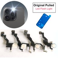 100% OEM Pulled Flash Led Light Power Volume FlashLight Flex Cable Replacement For iPhone 11 12 13 Pro Max Mini With Adhesive