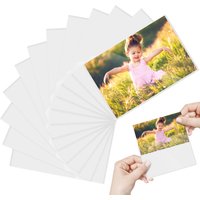 12Pcs Magnetic Picture Frames 4x6In Magnetic Photo Pocket with White Border Reusable Sign Holder Clear PVC Magnetic Photo Frame