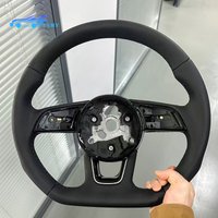 For the Audi A3,A4,A5,Q2,S3,S4 and S5 modification and upgrade, the leather flat-bottom sports steering wheel is available