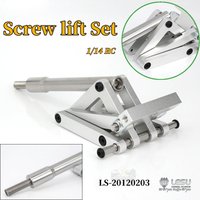 Metal Screw Lifting Set LS-20120203 For 1/14 Tamiya RC Scania BENZ Volvoo MANN Diy Dump Truck Remote Control Toy Trailer Parts