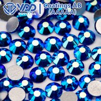 VDD SS4-SS30 AAAAA 074 Sapphire AB Glass Crystals Rhinestones Strass Flat Back Stones For Nail Art Craft Jewelry Decorations