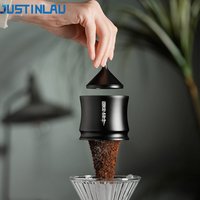 JUSTINLAU 51/54/58mm Espresso Dosing Cup Aluminium Alloy Coffee Grounds Receiver for Grinder Hand Brew Coffee Powder Dispenser