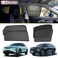 LINNUNU Magnetic Car Curtain Side Window Sunshade Mesh Summer Sun Shade UV Protection for CHERY OMODA 5 E5 accessories 2024 2025