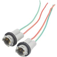 2x 501 T10 W5W Automobile Small LED Light Bulb Plug Wedge Hard Adaptor Socket Connector Car Lamp Holder Adapters Base