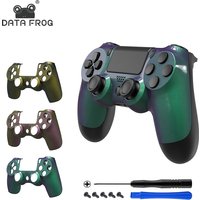 DATA FROG Chameleon Color Shift Faceplate Replacement For PS4 Slim Controller For PS4 JDM-040 DIY Front Shell