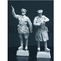 1/35 unpainted resin model kit, military theme, Soviet Red Army tank officer / green signal assembly and unpainted GK