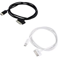 USB Type C to 30Pin Charging Cable for Phone 3G/3GS for Phone 4/4S for Pad 1 for Pad 2 PVC Data Sync Cord