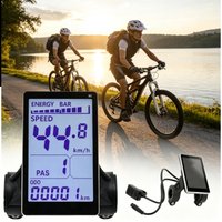 AliExpress NONE 2026 NEW OUXI V8 Electric Bike Display 24V-60V 500W LCD Screen for Scooter Fat EBike 1.0 2.0 3.0 4.0 Version Replacement