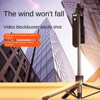 COOL DIER Selfie Stick 1700mm Wireless Bluetooth Extended Tripod with Remote Shutter for Android IOS Cellphone Optional Light