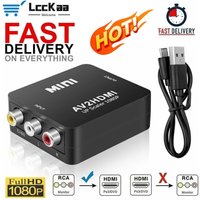 AV TO HDMI-compatible Adapter 1080P Video Composite Converter AV2HDMI-compatible RCA To HDTV CVSB L R Video Scaler Converter Box