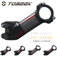 Toseek Carbon + Aluminum Alloy Stem 10/17/25/35 Degree MTB Handlebar Stem Power 31.8 Mm Ultralight Bicycle Handlebar Stems Table