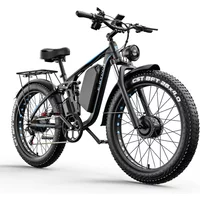AliExpress Ebycco E-BYCCO EB7 PRO adult E-bike, 1000W*2 motor E-Mountain bike, 52V23Ah battery, 26-inch Fat Tire city ebike,Electric Bike