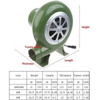 Adjustable Speed 220V Electric Blower/For Barbecue Fan With AC DC Compatibility For Charcoal Lighting And Metal Smelting