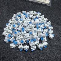 20-80pc Mechanical Keyboard Switches Blue Red Brown Switch Customizable Hot-Swappable 3 Pins Cross Stem for Mechanical Keyboard