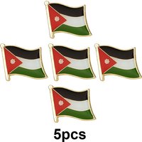 1-100pcs Jordan Flag Lapel Pin Flag badge Brooch Pins Badges