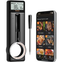 Tempwise Upgraded Bluetooth 5.4 Meat Thermometer Indoor Outdoor BBQ Cooking Thermometer with 5mm Ultra Thin Fast Response Probe