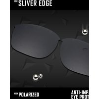 OOWLIT Lenses Replacements For Oakley Sliver Edge OO9413 Sunglasses Polarized - Multi Colors