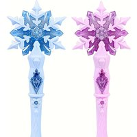 Hot Selling Anime Ice Princess Elsa Light Music Magic Dream Snow Wand Makeup Toy Girl Birthday Christmas Gift
